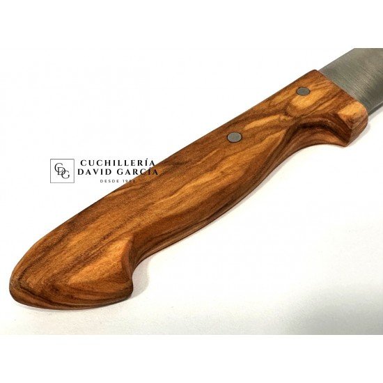 Pallarès Cuchillo de cocina con mango de olivo Pallarès Cuchillo de cocina con mango de olivo