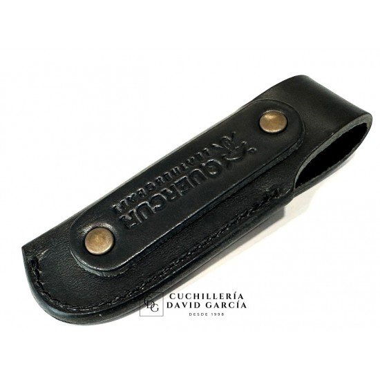 Funda Quercur Leathercraft para navajas Taramundi cuero color Negro F/QL-G.N Funda Quercur Leathercraft para navajas Taramundi cuero color Negro F/QL-G.N