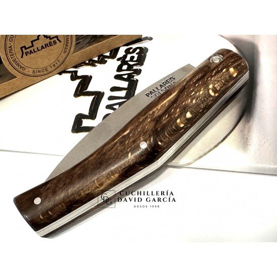 Pallarès Busa Madera Estabilizada Marrón  Acero Carbono