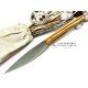 Cuchillo Mesa Estilizado Pallarès Acero Inox con Mango de Olivo Cuchillo Mesa Estilizado Pallarès Acero Inox con Mango de Olivo
