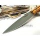 Cuchillo Mesa Estilizado Pallarès Acero Inox con Mango de Olivo Cuchillo Mesa Estilizado Pallarès Acero Inox con Mango de Olivo