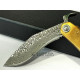 Navaja HigonoKami Kukri  Acero Damasco 71 Capas 