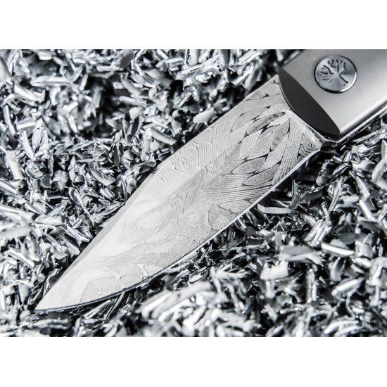 Böker BRLW Meteorito Damasco Platinum Edition110676DAM