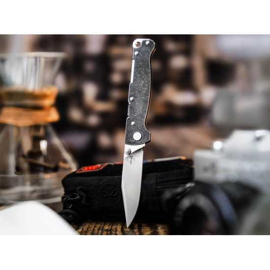 Böker Plus Atlas Backlock Clip Point TS Acero D2 - 01BP0065