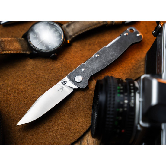 Böker Plus Atlas Backlock Clip Point TS Acero D2 - 01BP0065