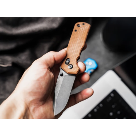 Böker Plus Rockstub Micarta Marrón 2.0 01BP0051