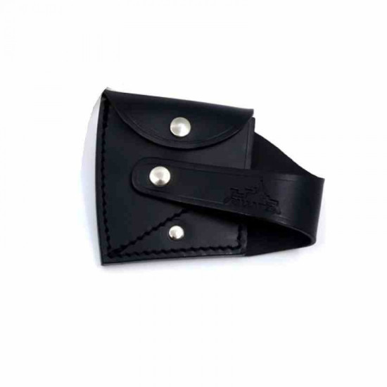 Pallarès Funda de cuero negra para Hacha Caza Vizcaina  Nº00 