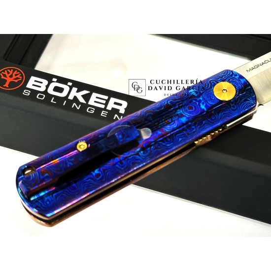 Boker BRLW Mokuti Edición Limitada Mundial de tan solo 200 unidades - Acero MagnaCut - Mango Mokuti  Ref, 110674