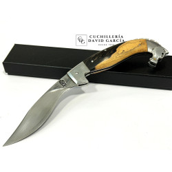 Lombo Do Ferreiro Falcata Caballo Tallado Acero 14C28