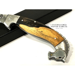 Lombo Do Ferreiro Falcata Caballo Tallado Acero 14C28