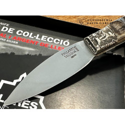 Pallarès Busa Colección Virola Plata Tallada Asta de Carnero Acero Inoxidable