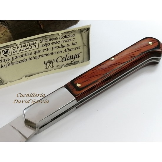 Celaya Cabritera Madera Prensada Roja Virola Acero Inox 2302-VI/R Celaya Cabritera Madera Prensada Roja Virola Acero Inox 2302-VI/R