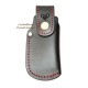 Funda Cudeman 603-NR Cuero Negro Pespunte rojo Funda Cudeman 603-NR Cuero Negro Pespunte rojo
