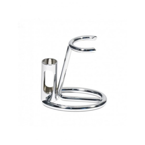 Soporte Brocha de Afeitar & Maquinilla Cromado Omega Soporte Brocha de Afeitar & Maquinilla Cromado Omega