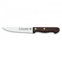 Cuchillo Cocina 3 Claveles Madera Palisandro 01035