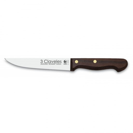 Cuchillo Cocina 3 Claveles Madera Palisandro 01035