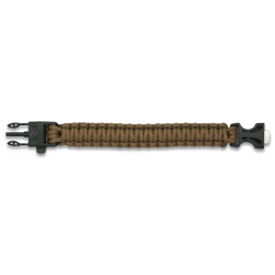 Brazalete de Paracord supervivencia silbato-pedernal 09349