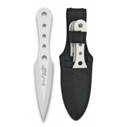 Cuchillos Lanzadores White Dragon Albainox Set de 3 pcs con funda 31967 Cuchillos Lanzadores White Dragon Albainox Set de 3 pcs con funda 31967