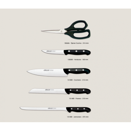 Juego de Cocina Arcos serie Maitre 5 Pzas 152100 Juego de Cocina Arcos serie Maitre 5 Pzas 152100
