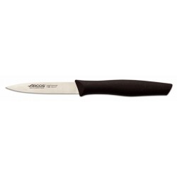 ARCOS Juego de cuchillos de cocina forjados de 3 piezas. Cuchillos Peeler,  Chef y Santoku de acero inoxidable y mango ergonómico de polipropileno para