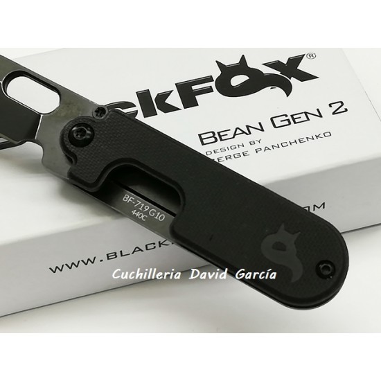 Navaja Black Fox BF-719 G10 Bean Gen2 Design By Serge Panchenko Navaja Black Fox BF-719 G10 Bean Gen2 Design By Serge Panchenko
