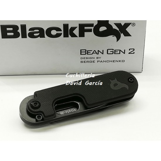 Navaja Black Fox BF-719 G10 Bean Gen2 Design By Serge Panchenko Navaja Black Fox BF-719 G10 Bean Gen2 Design By Serge Panchenko