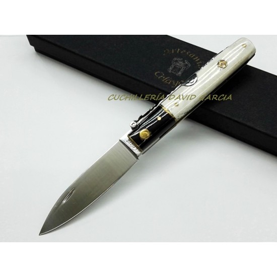 Celaya CA-40 Artesania Machete Bufalo y Ciervo Pulido Pulido Pin Mosaico decorativo Celaya CA-40 Artesania Machete Bufalo y Ciervo Pulido Pulido Pin Mosaico decorativo
