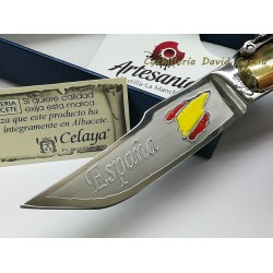 Celaya CA-56 Búfalo Pulido con Cintillos Grabada al Acido España Celaya CA-56 Búfalo Pulido con Cintillos Grabada al Acido España