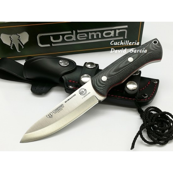 Cudeman 206-M BS9 Buscrafter Micarta Negra