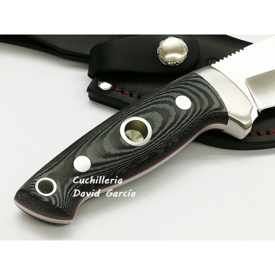 Cudeman Huracán 205-M Micarta Negra Cudeman Huracán 205-M Micarta Negra