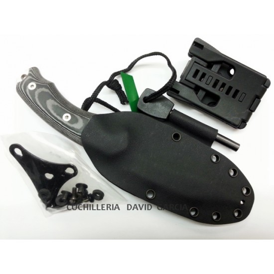 Cudeman 124 MK Böhler JJ SK1 Micarta Negra Funda Kydex Cudeman 124 MK Böhler JJ SK1 Micarta Negra Funda Kydex