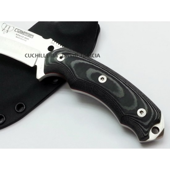 Cudeman 124 MK Böhler JJ SK1 Micarta Negra Funda  Kydex