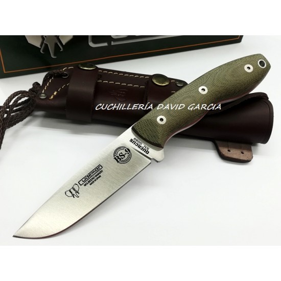 Cudeman BS9 Quercus 160F Micarta Canvas Verde