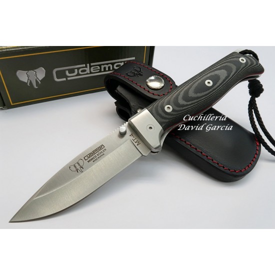  Cudeman 384MF MT4  Micarta Negra