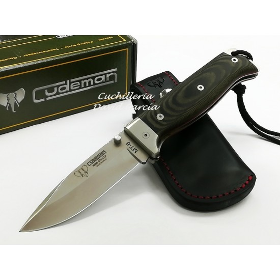 Cudeman 328-MF MT-6 Micarta Funda Cuero Cudeman 328-MF MT-6 Micarta Funda Cuero