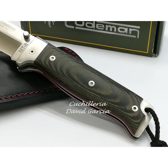 Cudeman 328-MF MT-6 Micarta Funda Cuero Cudeman 328-MF MT-6 Micarta Funda Cuero