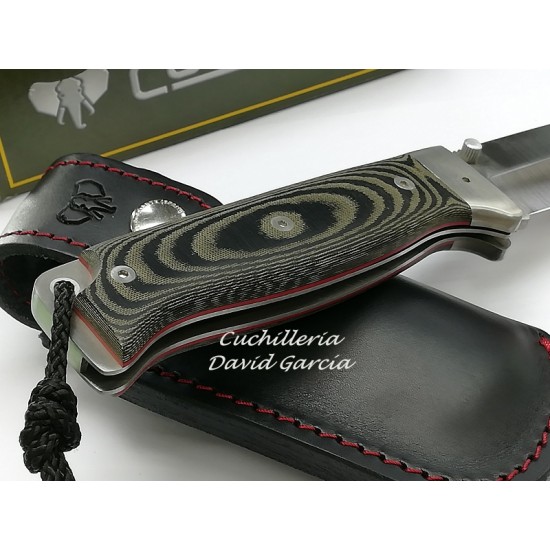 Cudeman 328-MF MT-6 Micarta Funda Cuero Cudeman 328-MF MT-6 Micarta Funda Cuero