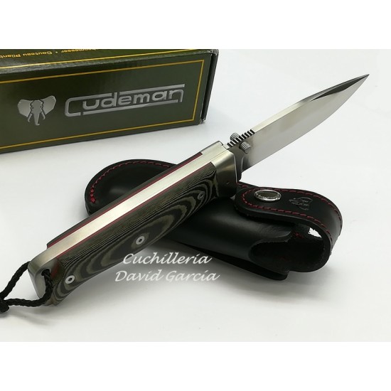 Cudeman 328-MF MT-6 Micarta Funda Cuero Cudeman 328-MF MT-6 Micarta Funda Cuero