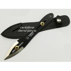 Cudeman Cuchillo Lanzador 178-N  + Funda de Cuero Cudeman Cuchillo Lanzador 178-N  + Funda de Cuero