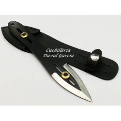 Cudeman Cuchillo Lanzador 178-N  + Funda de Cuero Cudeman Cuchillo Lanzador 178-N  + Funda de Cuero