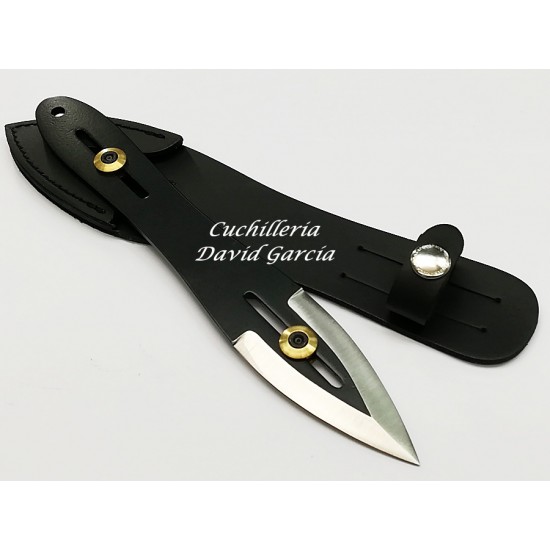 Cudeman Cuchillo Lanzador 178-N  + Funda de Cuero