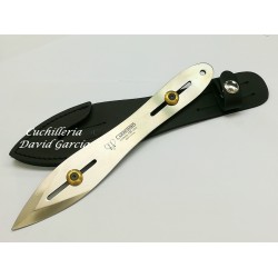Cudeman Cuchillo Lanzador 178-B  + Funda de Cuero Cudeman Cuchillo Lanzador 178-B  + Funda de Cuero