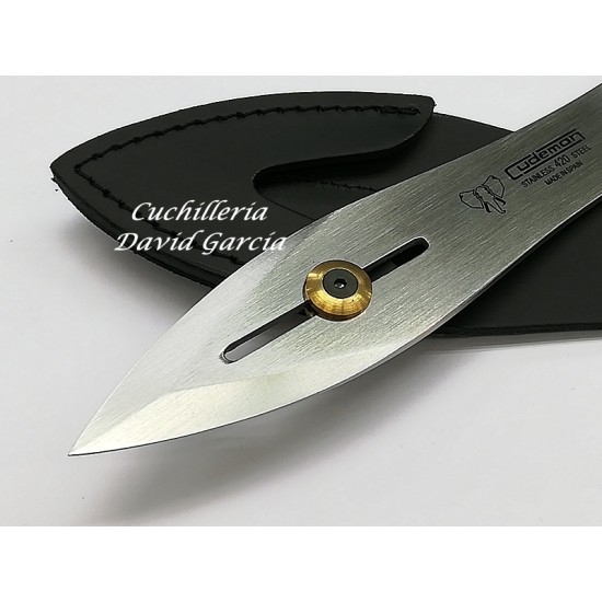 Cudeman Cuchillo Lanzador 178-B  + Funda de Cuero