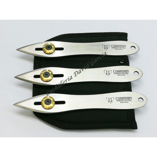 Cudeman Cuchillos Lanzadores 180-B Set de 3 cuchillos + Funda Cudeman Cuchillos Lanzadores 180-B Set de 3 cuchillos + Funda