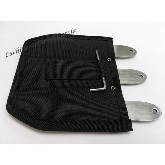 Cudeman Cuchillos Lanzadores 180-B Set de 3 cuchillos + Funda Cudeman Cuchillos Lanzadores 180-B Set de 3 cuchillos + Funda