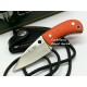 Cudeman Yoda 200-J G10 Naranja Acero Böhler N-695 Funda Cuero Cudeman Yoda 200-J G10 Naranja Acero Böhler N-695 Funda Cuero