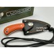 Cudeman Yoda 200-J G10 Naranja Acero Böhler N-695 Funda Cuero Cudeman Yoda 200-J G10 Naranja Acero Böhler N-695 Funda Cuero