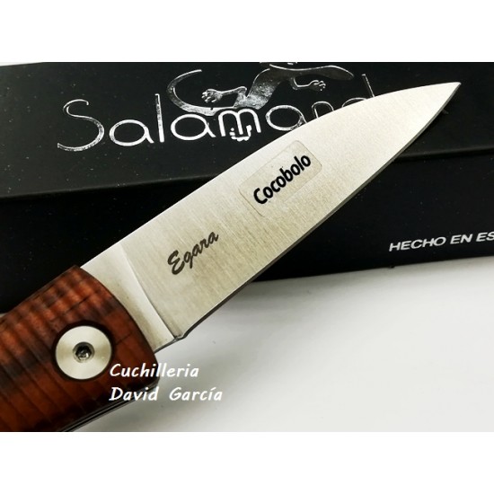 Salamandra Egara Acero N690 Madera de Cocobolo Salamandra Egara Acero N690 Madera de Cocobolo