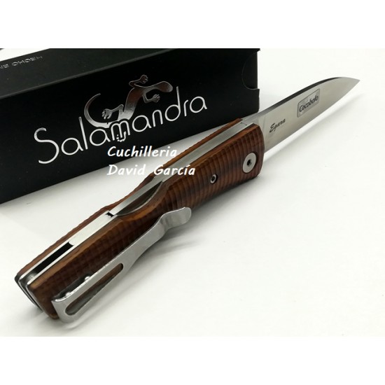 Salamandra Egara Acero N690 Madera de Cocobolo Salamandra Egara Acero N690 Madera de Cocobolo