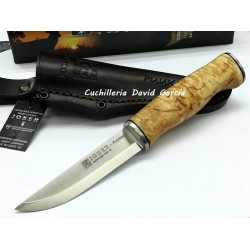 Joker Pukko CL127 Madera Abedul Rizado Acero Sandvik 14C28N Joker Pukko CL127 Madera Abedul Rizado Acero Sandvik 14C28N